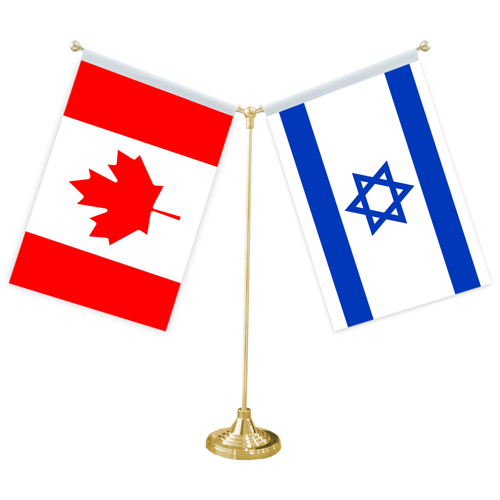 Drapeau Canada et Israël