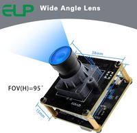Module de caméra USB 3.0 ELP 20MP 27,5FPS AR2020, haute vitesse 4K 30FPS UVC, webcam industrielle pour vision industrielle, grand angle sans distorsion