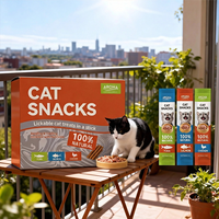Friandises pour chat 15g Friandises pour chat Nourriture humide pour animaux de compagnie Barre crémeuse pour chat avec poulet thon saumon