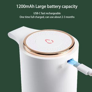 Popular Design Wall Mounted Foam Soap Dispenser 350ml Desktop Touchless Automatic Sensor Soap Dispenser <b>for</b> Bathroom Kitchen - Product Image 6