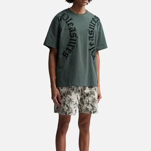 เสื้อยืดถักไซส์ใหญ่พิเศษสำหรับผู้ชายเสื้อยืดผ้าฝ้าย100% ปักลายด้วย GSM 240 - Product Image 4