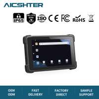 Tablette industrielle entièrement robuste de 8 pouces Android 14, étanche IP65, antichoc, anti-poussière, 4G LTE, GPS, NFC, MIL-STD-810H, 700 nits, 128 Go