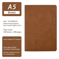 Carnet en cuir PU A5, logo personnalisé, carnet de bureau professionnel avec effets personnalisés (gaufrage, dorure, gravure)