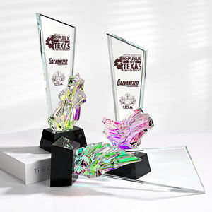 طلاء ملون مخصص مع شعار محفور هدايا اجتماع الكأس الكريستال الأزياء - Product Image 2