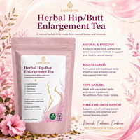 Thé aux fleurs pour l'agrandissement des seins et des fesses A-D en 28 jours, 100% à base de plantes, en sachet pour le soin