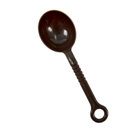 Offre Spéciale – Mini Cuillères Créatives pour Hôtels, Idéales pour Poudre de Fruits, Cuillères Perle, Cuillères à Café en Plastique Noir à Long Manche