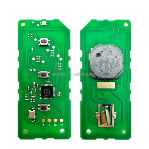 Clé de télécommande K77 pour moto et scooter avec 3 boutons, démarrage à distance, matériau ABS, puce ID47 433 MHz - Product Image 2