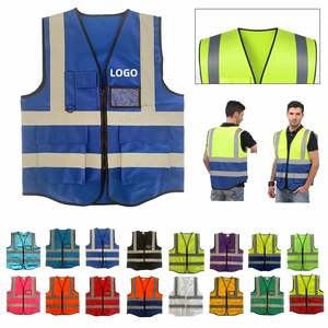 เสื้อกั๊กสะท้อนแสงเพื่อความปลอดภัยแบบพกพา-ปรับแต่งได้ - Product Image 1