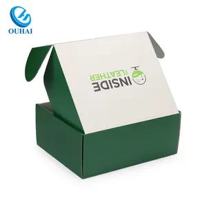 En gros Eco Skincare/Beauté/Tissu Emballage Mailer Papier Ondulé Logo Personnalisé Imprimé Cadeau Livraison Mailing Emballage Boîte