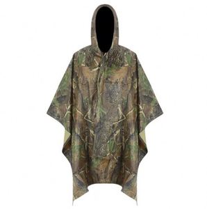 Personalizado al aire libre táctico lluvia Poncho camuflaje impermeable Camo impermeable en Stock - Product Image 2