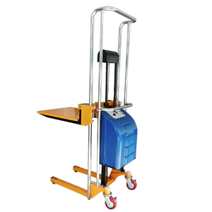 हाइड्रोलिक इलेक्ट्रिक उठाने मंच तय की और समायोज्य कांटा स्टेकर के साथ मिनी इलेक्ट्रिक स्टेकर - Product Image 3