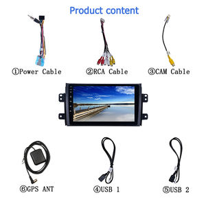 Lettore dell'autoradio dello schermo 2.5D IPS per <span class=keywords><strong>Suzuki</strong></span> <span class=keywords><strong>SX4</strong></span> 2006 2007 2008 -2011 2012 2Din Android 9 lettore multimediale di navigazione di GPS - Product Image 6
