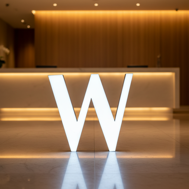Acrylic Illuminated 3D LED Logo Sign Board for Retail Shops-Customizable Waterproof Business Signage