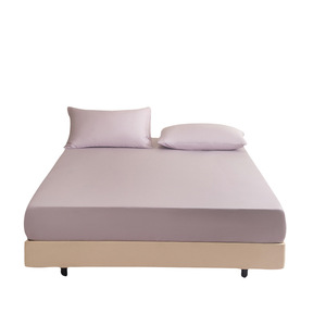 Tokogasa Fitted <b>Sheet</b> 1.2m Bed Breathable Solid Color Lyocell Tencel Ice <b>Silk</b> Mattress Protector Single Piece - Product Image 1