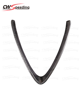 Grille de pare-chocs avant en fibre de carbone véritable 3K pour kit carrosserie Alfa Romeo Stelvio 2017-2019 - Product Image 5