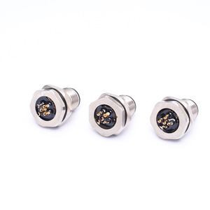 Connecteur M12 à 5 broches (5p) mâle-femelle étanche à 90 degrés pour capteur - Product Image 5