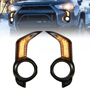 Luz diurna Foglights Lâmpada de Nevoeiro Auto Led Drl Para Toyota 4Runner 4runner 2014 2015 2016 2017 2018 2019 2020 2021