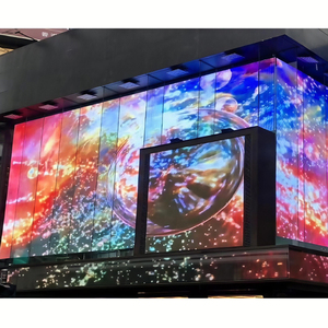 P3.91 đầy đủ màu sắc trong suốt LED hiển thị Glass màn hình cho LED quảng cáo LED p3.91 Trong Suốt LED hiển thị - Product Image 1