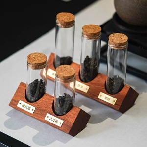 Ensemble de tubes <span class=keywords><strong>à</strong></span> essai en verre 5ml-200ml, flacons pour échantillons liquides avec bouchons en liège, emballage en boîte, marquage <span class=keywords><strong>à</strong></span> chaud pour sel de bain, bonbons, grains de café - Product Image 4