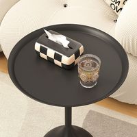 Meuble de salon et chambre à coucher moderne, convertible, en acier, écologique, facile à nettoyer, de luxe léger, rond