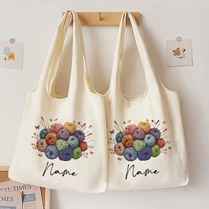 <span class=keywords><strong>Sac</strong></span> fourre-tout en <span class=keywords><strong>crochet</strong></span> floral personnalisé, style Harajuku, <span class=keywords><strong>sac</strong></span> à main de voyage, cadeau pour maman, grand-mère - Product Image 3