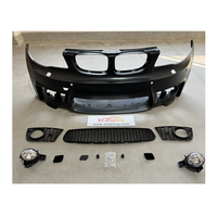 Kit de carrosserie XLstyling pour conversion et amélioration de voiture, pare-chocs avant 1M, lifting pour BMW E81 E82 E87 avec feux antibrouillard et grilles