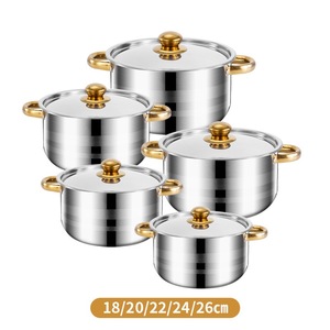 Juego <span class=keywords><strong>de</strong></span> <span class=keywords><strong>Ollas</strong></span> y Sartenes Antiadherentes <span class=keywords><strong>de</strong></span> <span class=keywords><strong>Acero</strong></span> <span class=keywords><strong>Inoxidable</strong></span> <span class=keywords><strong>de</strong></span> 12 Piezas, Disponible <span class=keywords><strong>en</strong></span> Stock - Product Image 6