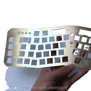 OEM Gia Công Nhà Máy Nhôm Bàn Phím Board <span class=keywords><strong>CNC</strong></span> Gia Công Tùy Chỉnh Nhôm Bàn Phím Cơ Khí Trường Hợp - Product Image 1