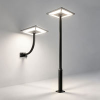 Lampe solaire de jardin LED IP65 DC 500W 800W avec télécommande et détecteur de mouvement pour éclairage extérieur de parcs et routes