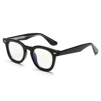 Gafas de moda coreana con montura óptica TR90 y remaches metálicos, patillas personalizables, montura de gafas con filtro de luz azul para mujer y hombre 2530