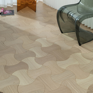 Suelo de Parqué de Madera de Roble Blanco Multicapa AVANTIMORA, Resistente al Fuego, Grado FSC ABCD, 12 mm, Sistema T&G, para Sótanos - Product Image 1