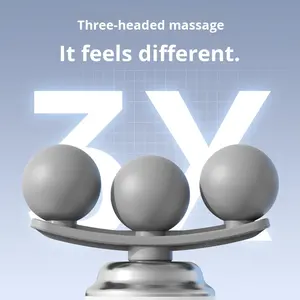 Pistola eléctrica de Fascia de varios cabezales para cuerpo, hogar, Fitness, relajación del cuello, masaje deportivo, Mini masajeador eléctrico transfronterizo - Product Image 2