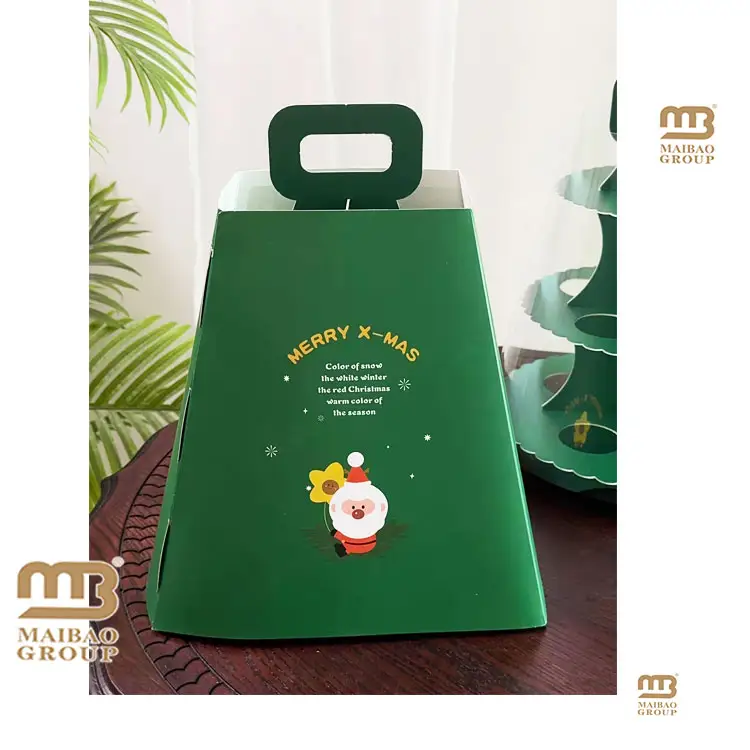 Bán buôn đầy màu sắc 3 Tier đám cưới Vòng cupcake tông đứng dùng một lần hiển thị thực phẩm Khay bánh GiấY ĐứNg