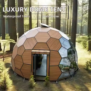 Mới sang trọng khách sạn Lều 7m hợp kim nhôm khung 8m gỗ tổ ong Glass DOME Ngoài Trời glamping chống cháy geodesic 15m 6M 5M - Product Image 6