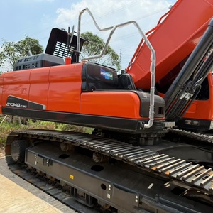 Doosan รถขุดไฮดรอลิกใช้แล้ว DX340lc-9c รถขุดมือสองไม่มีการรั่วไหลของน้ำมัน Dx420ใช้ Dx530ทดสอบประสิทธิภาพที่ดี - Product Image 3