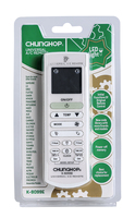 Télécommande universelle numérique LCD K-9099E pour climatiseur, avec fonction de recherche et minuterie, 5000 en 1, compatible Toshiba, Sanyo, Nec, Lg, Tcl