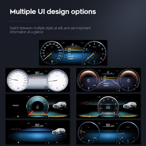 Grupo digital de instrumentos con pantalla LCD de 12,3 pulgadas para Mercedes Benz Clase <span class=keywords><strong>C</strong></span> W205 - Product Image 5