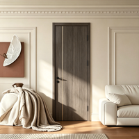 Porte intérieure coupe-feu commerciale à faible émission de fumée pour la rénovation d'appartements de soins aux personnes âgées