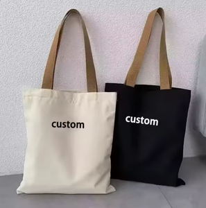 Customized high-quality <b>drawstring</b> embroidery custom <b>canvas</b> striped <b>canvas</b> <b>bag</b> with zipper - Product Image 5