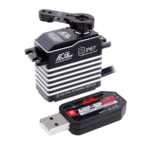 AGFRC A86BHMW 55KG Alto Torque 0.11s 8.4V HV Impermeable IP67 Digital Programable Sin Escobillas RC Coche Avión Robot 25T - Product Image 3