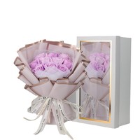 Hadiah Hari Ibu untuk Anak Perempuan Buket Bunga Pink Bunga Sabun Ulang Tahun Wisuda Bunga Mawar