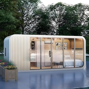 Casa Prefabbricata da 20 Piedi, Concept Apple Cabin Capsule con Set Completo di Mobili da <span class=keywords><strong>Cucina</strong></span> Integrati, Ufficio Incluso - Product Image 3