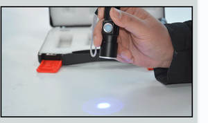 Pegamento UV Experimento de secado rápido Lámpara ultravioleta Irradiación Linterna pequeña Luz LED UV de mano 365NM 385NM 395NM 405NM - Product Image 2