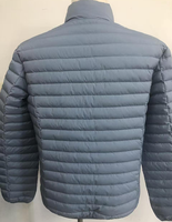 Blouson d'hiver matelassé à bulles - Col montant en toile, fermeture éclair sur le devant, pour la randonnée en plein air