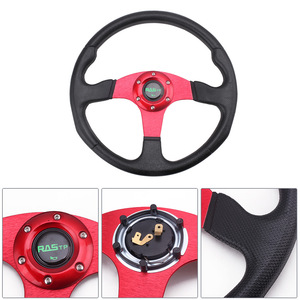 Volant de course pour voiture 14 pouces, 3 branches, en PU, pour kart et voitures - Product Image 4