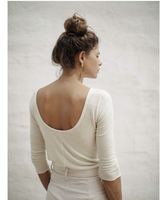Tissu jersey en soie de mûrier 100 % pure, blanc uni, tricoté, avec logo personnalisé, pour sous-vêtements, lingerie et robes – Vente en gros