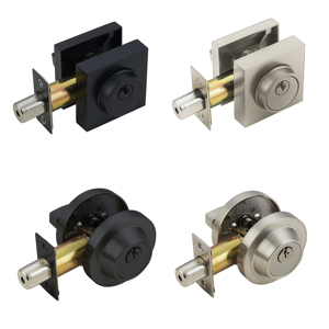 OEM Square Rose Black Lever Handle with Deadbolt <strong>Lock</strong> for Entrance <strong>Door</strong> <strong>Combo</strong> <strong>Lock</strong> Set Interior <strong>Door</strong> <strong>Lock</strong> Hardware - Product Image 3