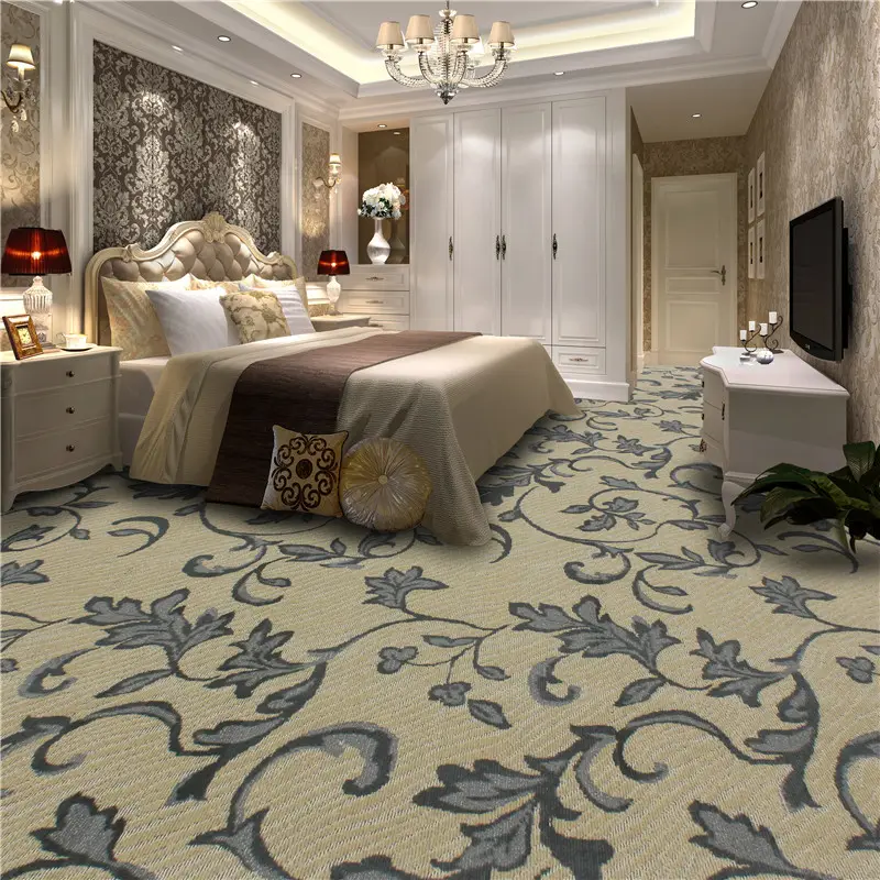 Luxury Wall Wall Broadloom Carpet Tiles Stripe Tufted Loop Pile Machine Made Square Tiles Home Hotel Best Quality Great Price