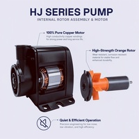 Pompe à eau submersible 6W 1400L/h avec arbre en céramique, hauteur de refoulement 1,8m, pour fontaine, aquarium, bassin et cascade