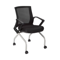 Kabel ergonomique minimaliste maille chaise de conférence de bureau pliable hauteur réglable cadre en métal maille siège arrière pour usage domestique